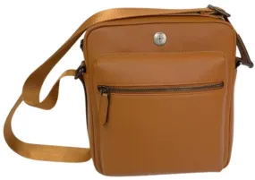 Journeyman Leather Crossbody/iPad Bag | Tan