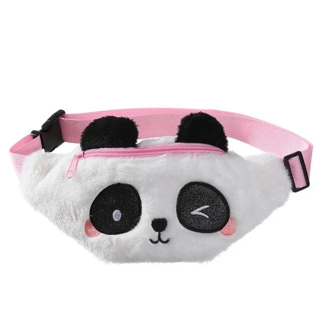 Kawaii Panda/Unicorn Plush Fanny Pack - Kawaii Bag