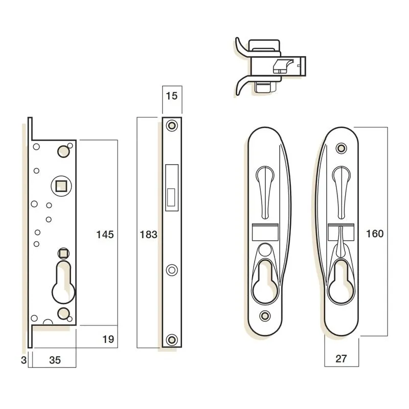 Key Guard Door Shields