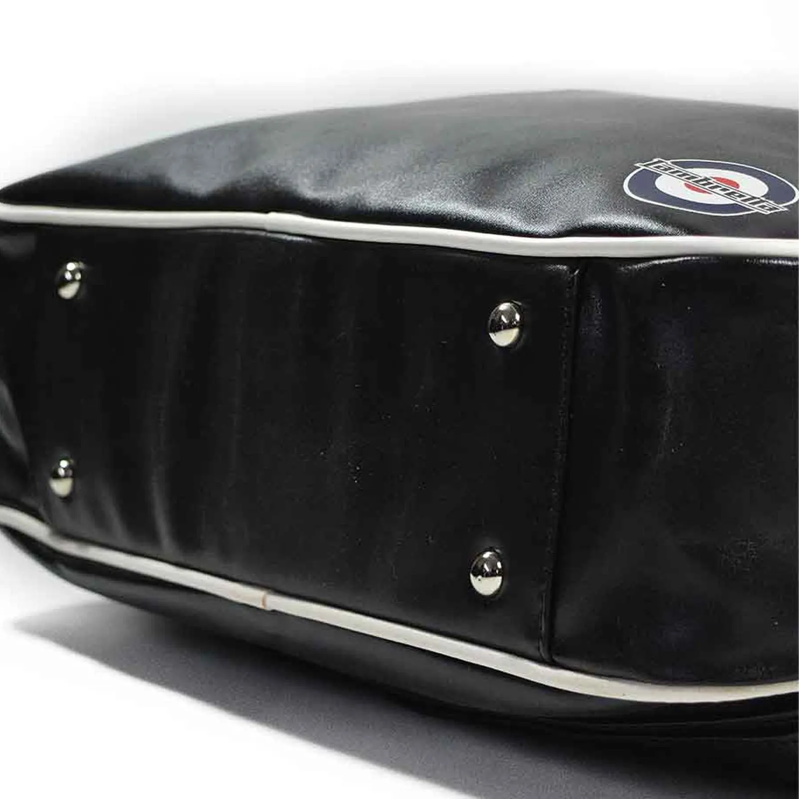 Lambretta Mens Retro Flight Faux Leather Satchel Bag