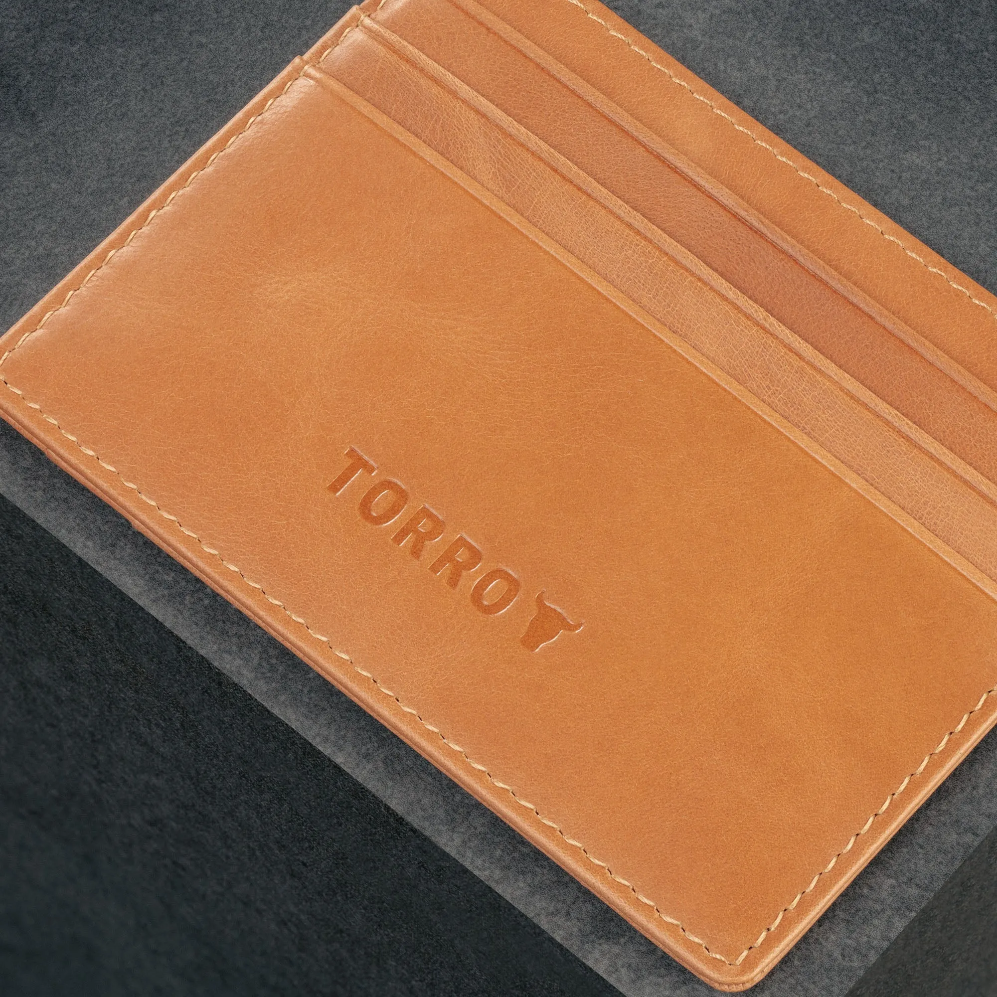 Leather Credit Card Holder (for Cash and Cards)
