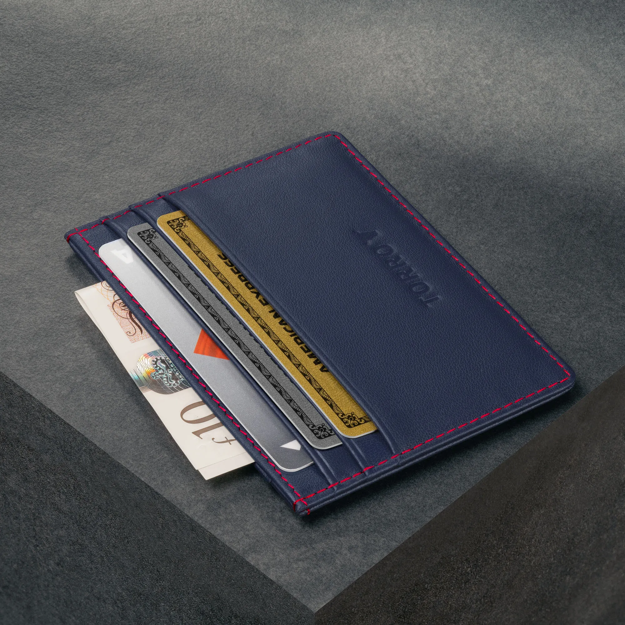 Leather Credit Card Holder (for Cash and Cards)