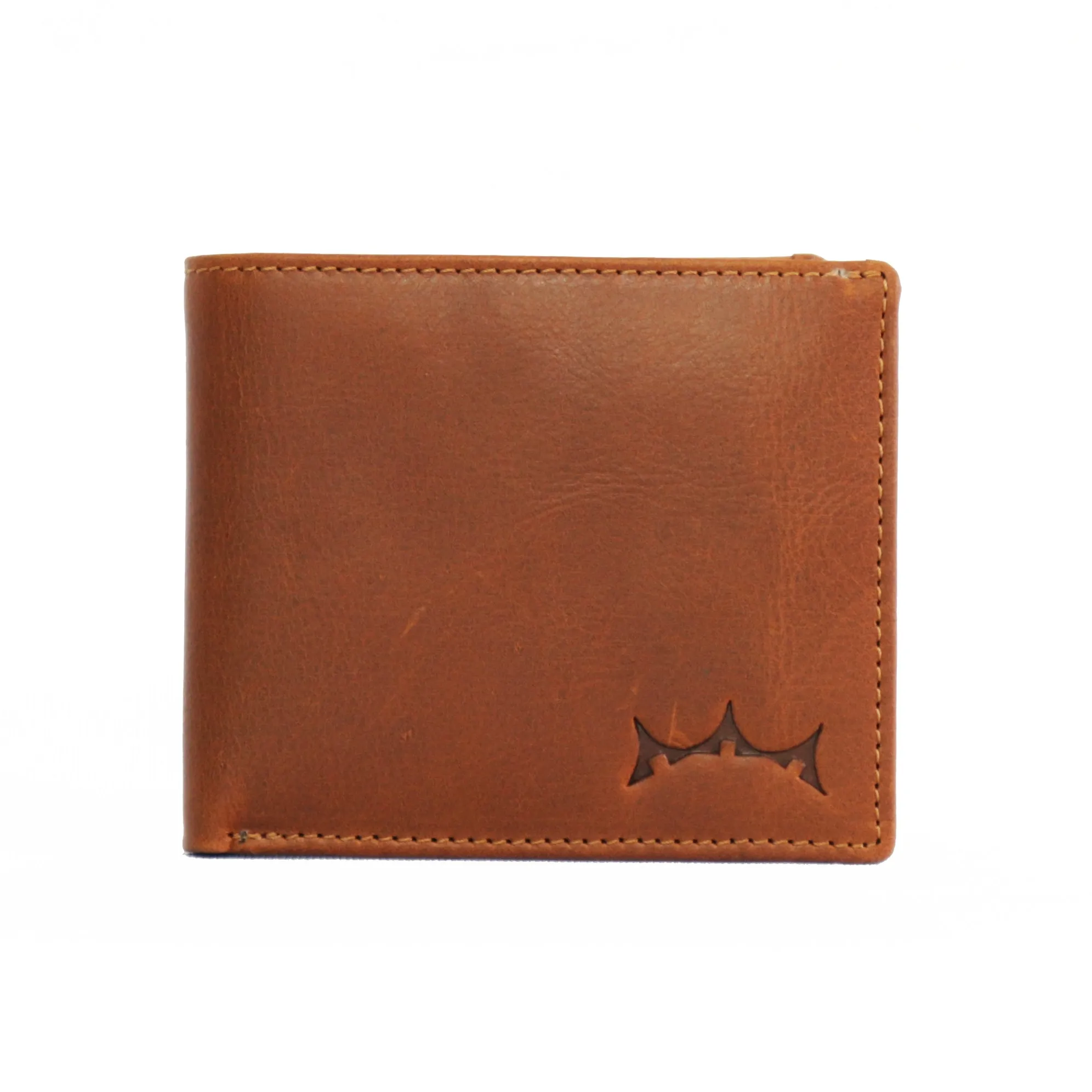 Maheejaa Men's Bi-fold Genuine Leather Regular Wallet - Tan