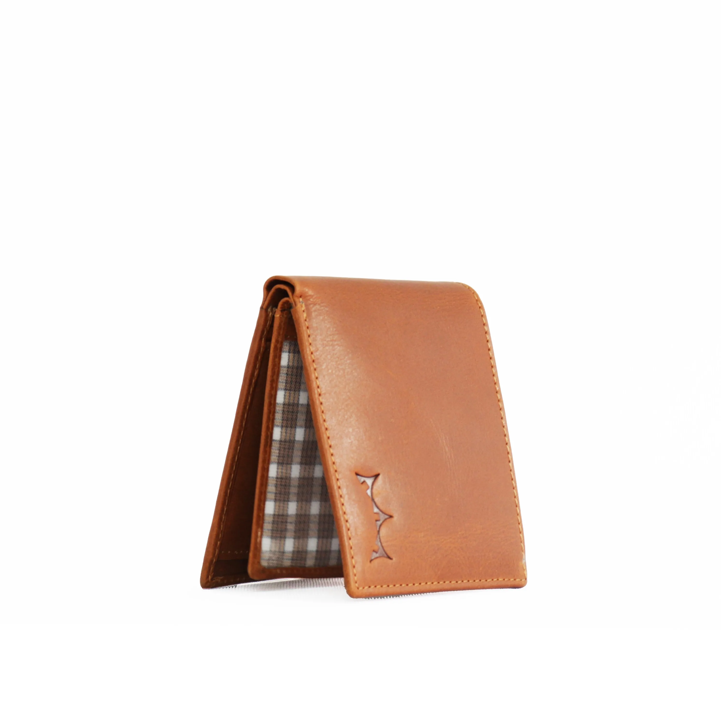 Maheejaa Men's Bi-fold Genuine Leather Regular Wallet - Tan