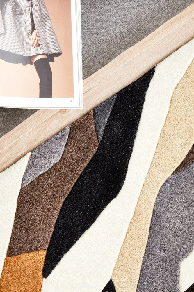 Matrix 903 Runner Rug (Fossil) by Rug Culture