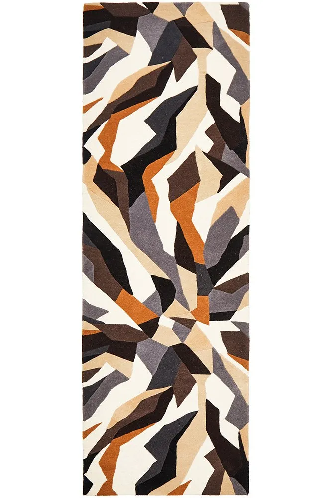 Matrix 903 Runner Rug (Fossil) by Rug Culture