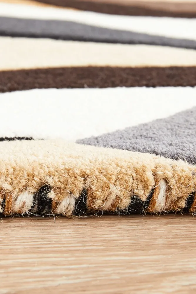 Matrix 903 Runner Rug (Fossil) by Rug Culture