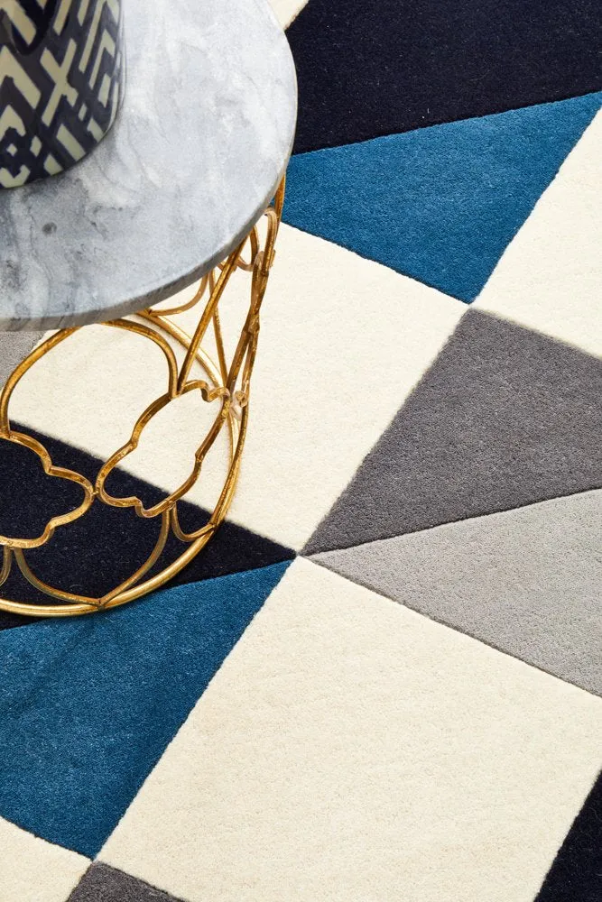 Matrix 904 Round Rug (Steel) by Rug Culture