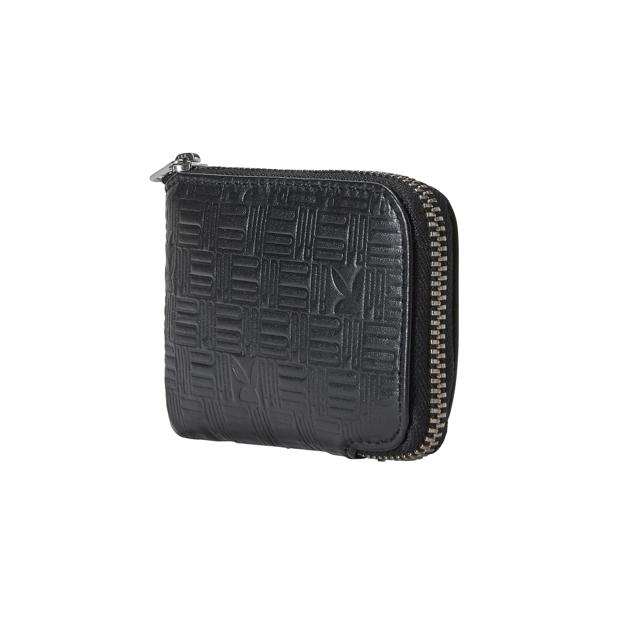 Men's Embossed Zip Front Wallet