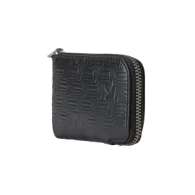 Men's Embossed Zip Front Wallet