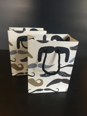 Moustaches Small Gift Bag
