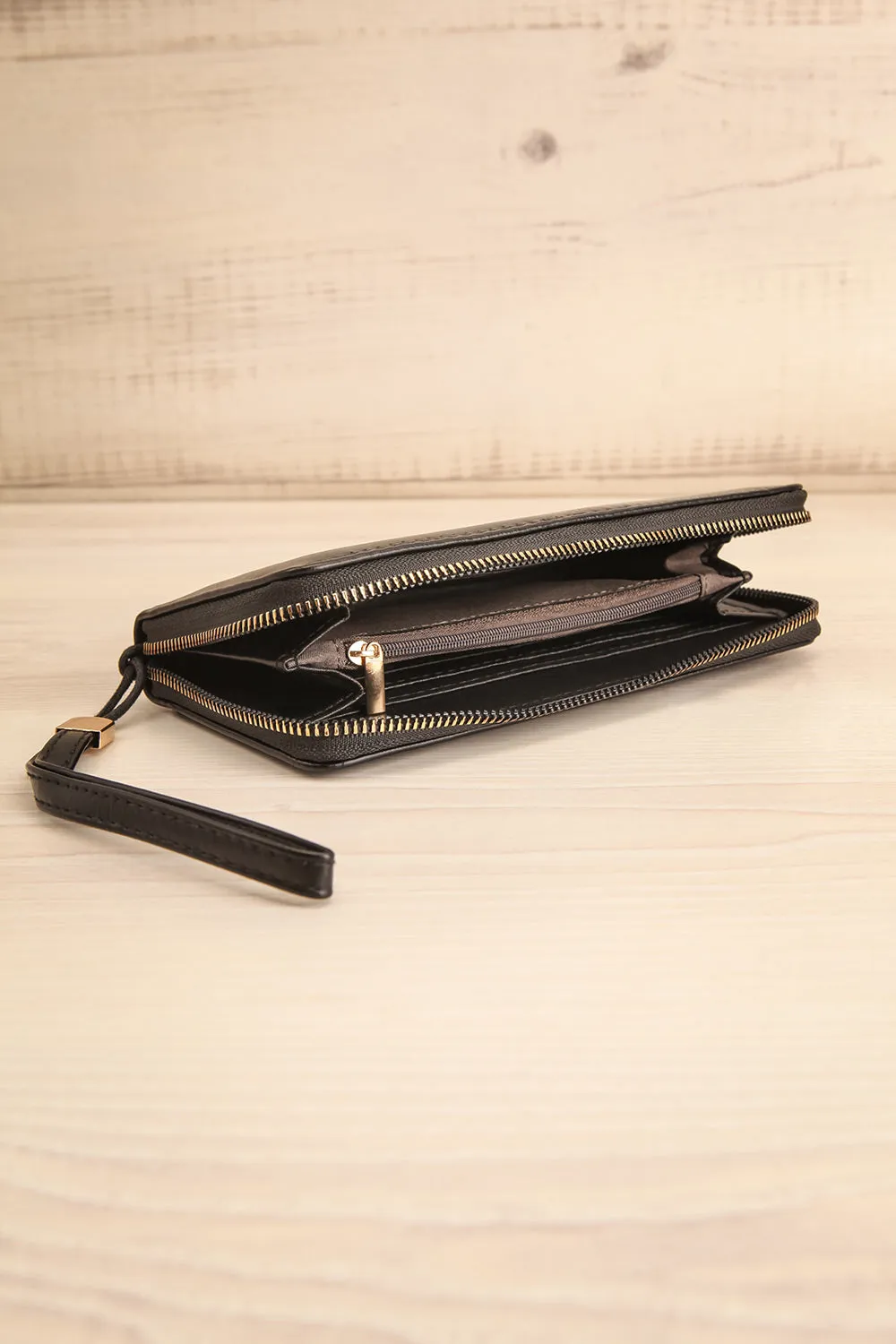 Naples Black | Faux-Leather Wallet