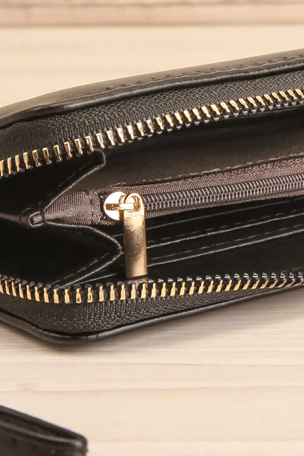 Naples Black | Faux-Leather Wallet