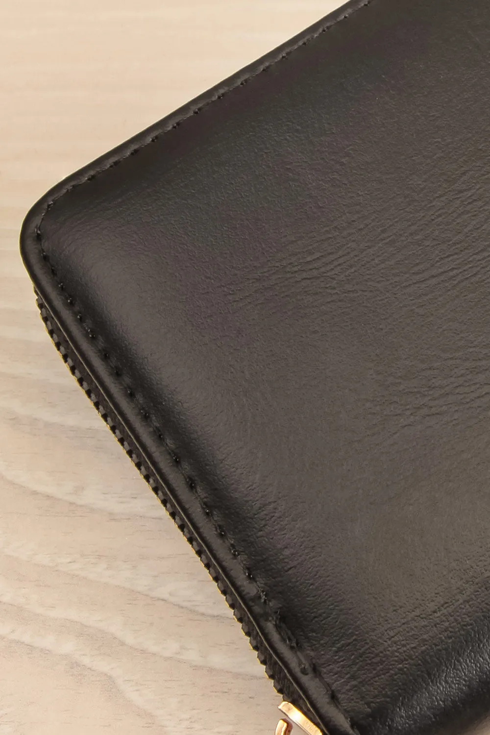 Naples Black | Faux-Leather Wallet