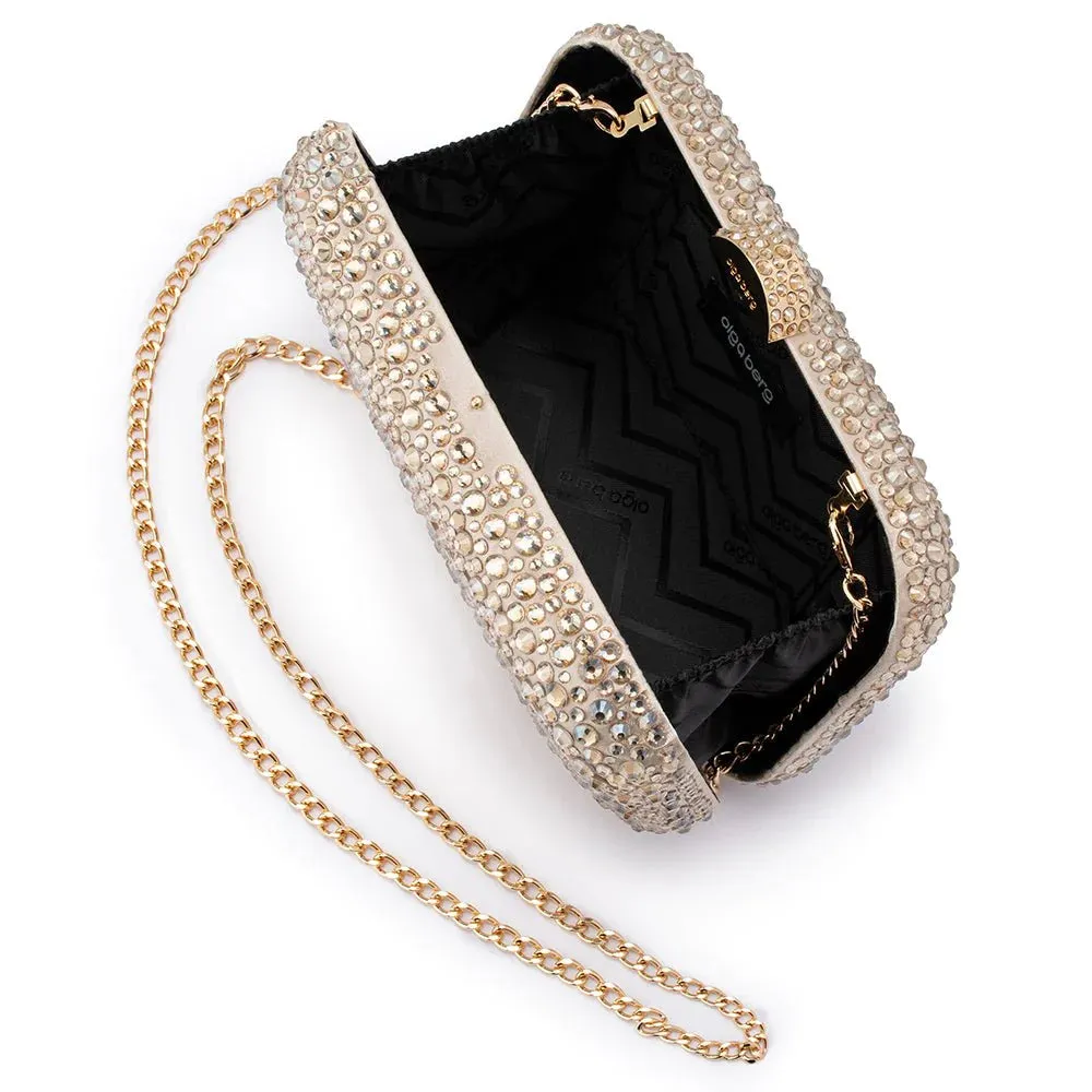OB7459 CASEY ENCRUSTED CLUTCH