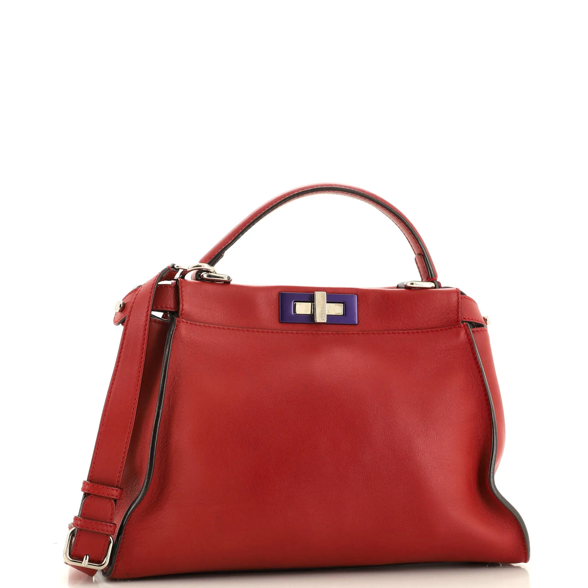 Peekaboo Bag Rigid Leather Regular