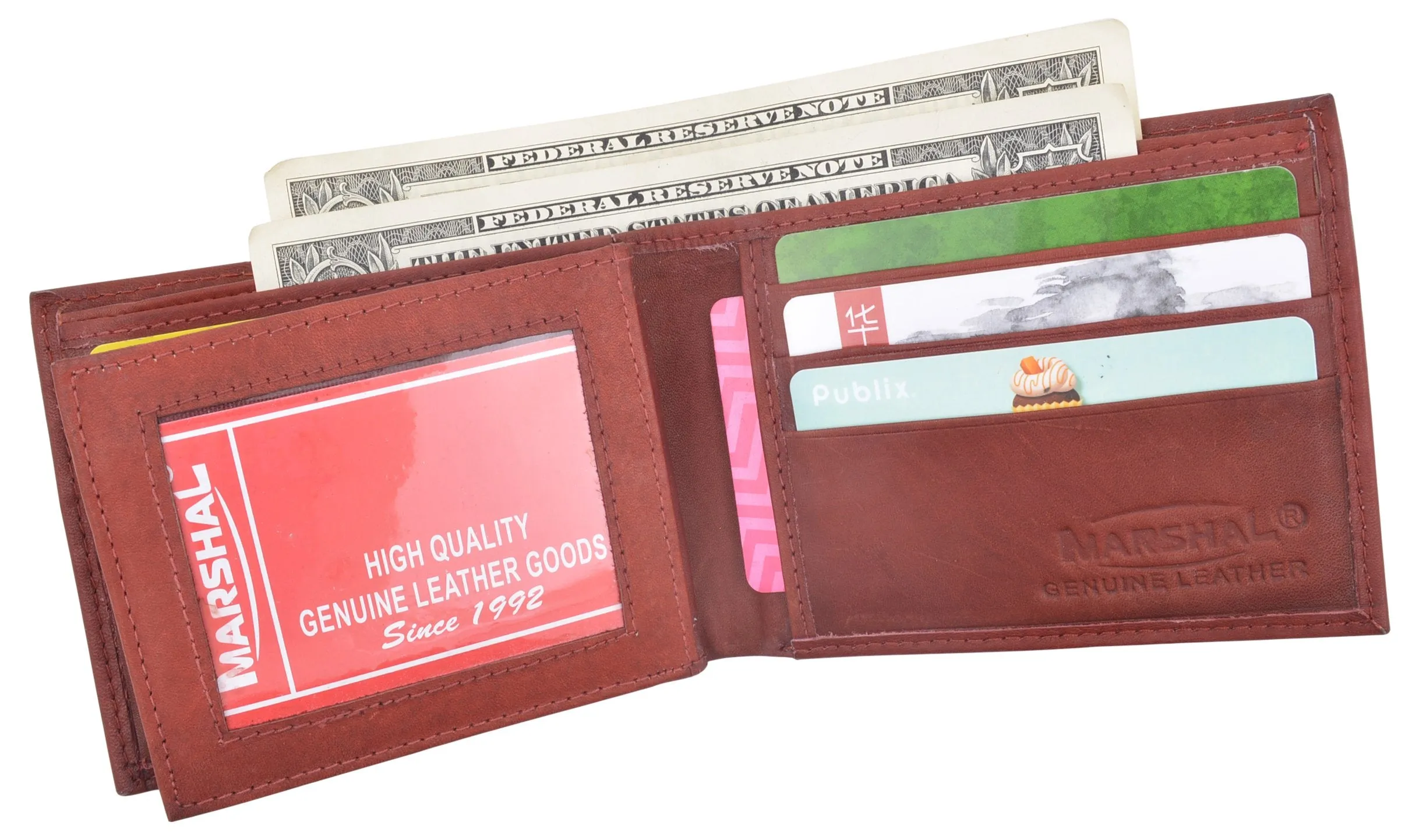 Pisces Zodiac Sign Bifold Trifold Genuine Leather Men's Wallets