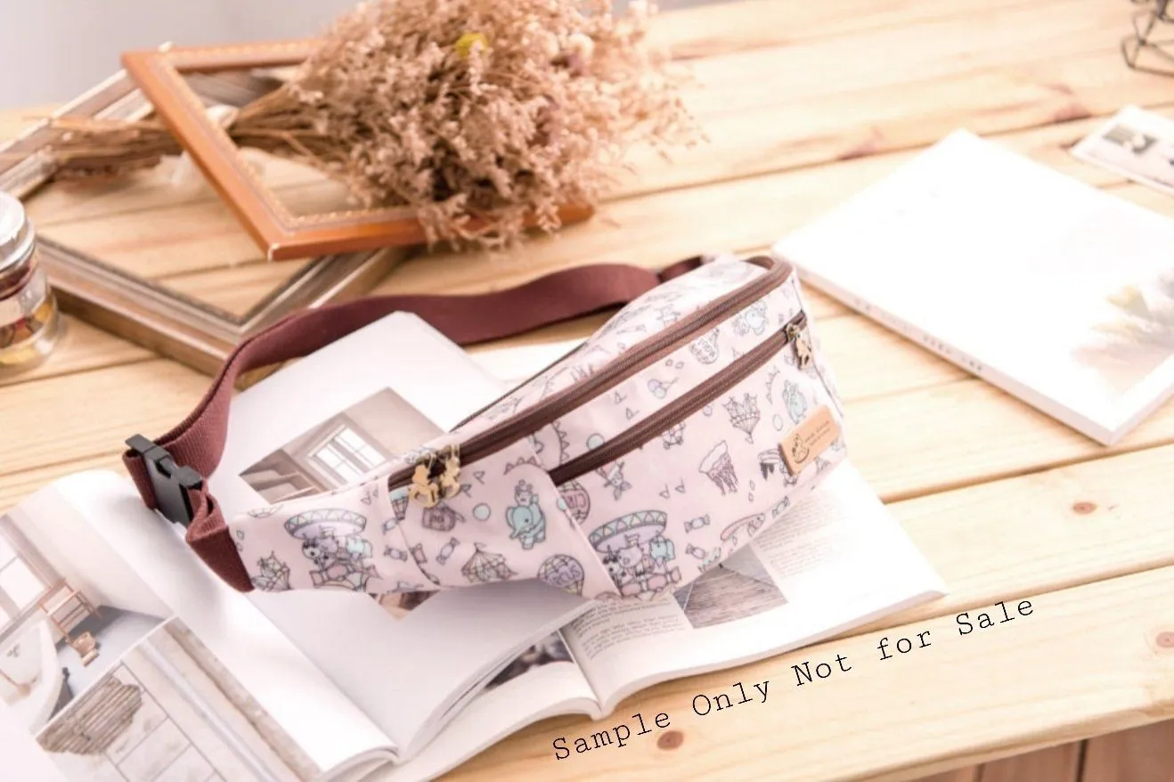 Purple & Pink Tartan Plaid Fanny Pack