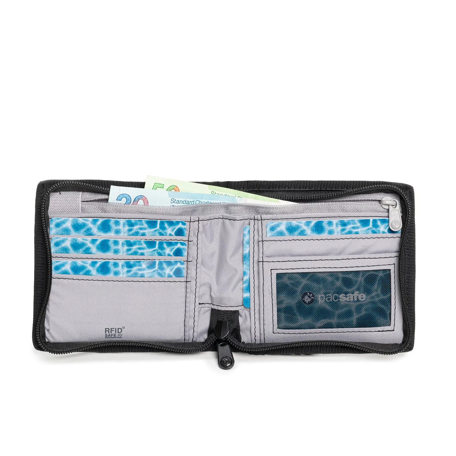 RFIDsafe® Z100 RFID blocking bifold wallet