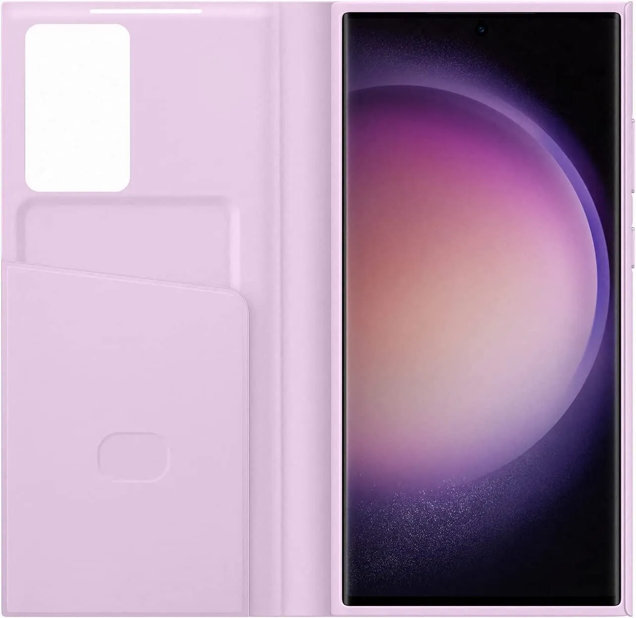 Samsung Galaxy S23 Ultra Smart View Wallet Case Lilac - EF-ZS918CVEGWW