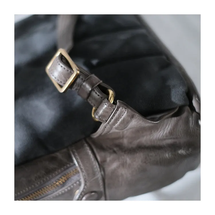 Small Leather Backpack Ladies Leather Rucksack for Women