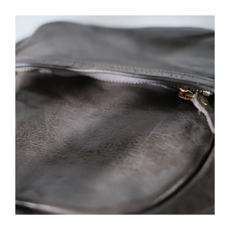 Small Leather Backpack Ladies Leather Rucksack for Women