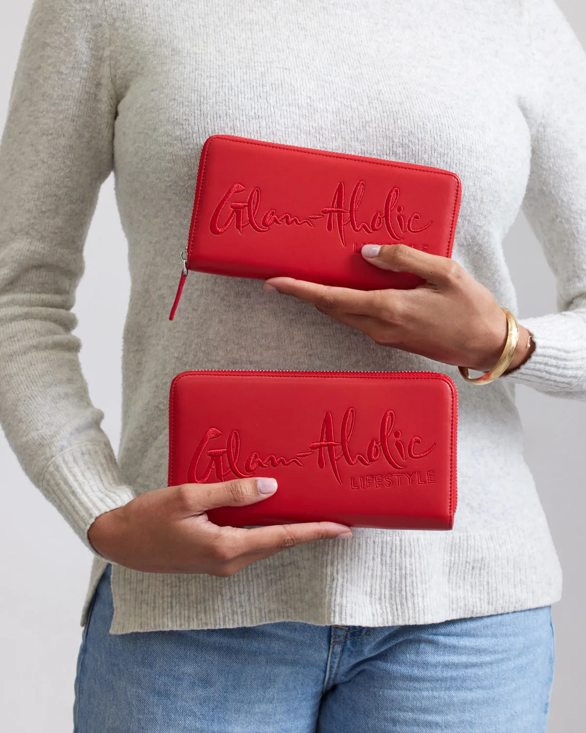 STANDARD SIGNATURE LOGO WALLET - RED