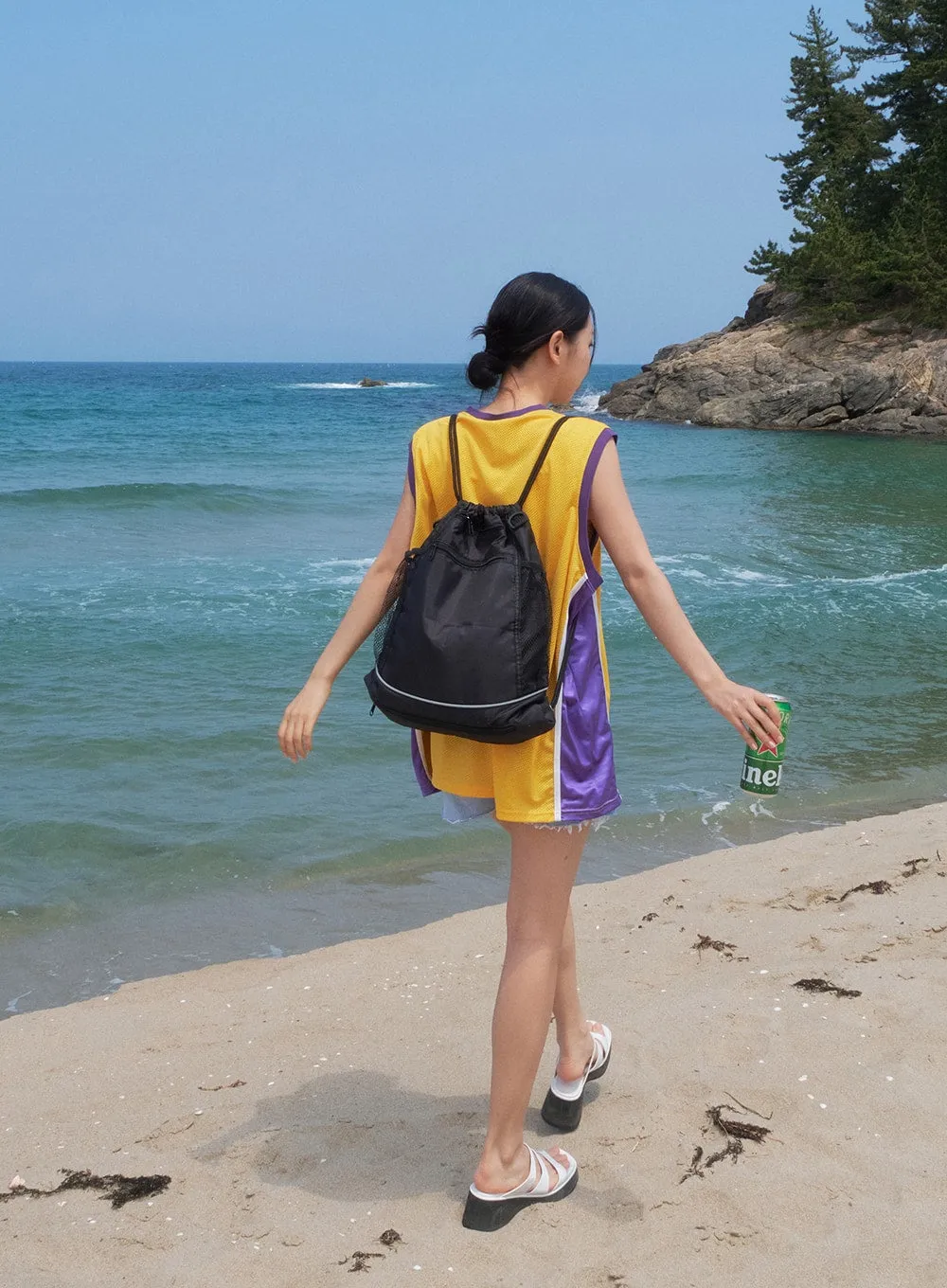 String Mesh Backpack BY316