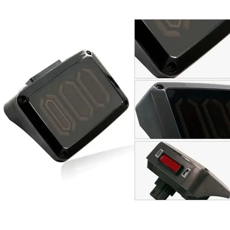 Suparee Jeep Wrangler LED Tail Lights Assembly with Smoked Lens for 2007-2018 JK JKU