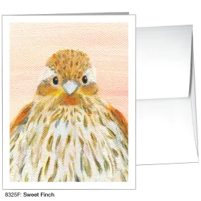 Sweet Finch, Greeting Card (8325F)