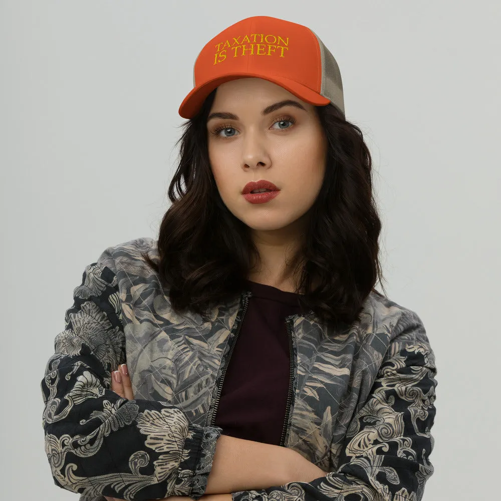 Taxation is Theft Trucker Cap