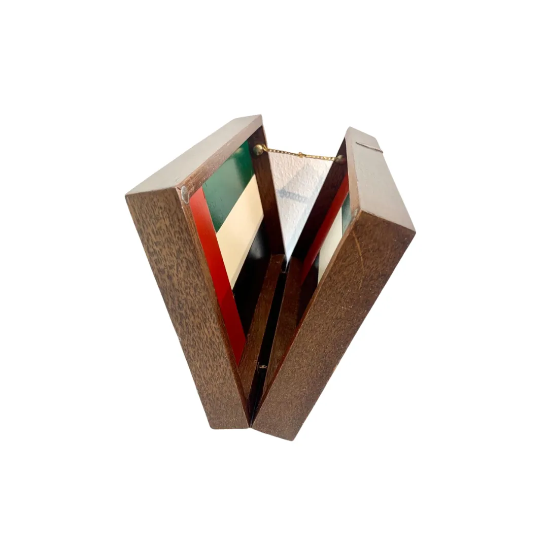 The Khan - Helwa Ya Baladi Wooden Clutch