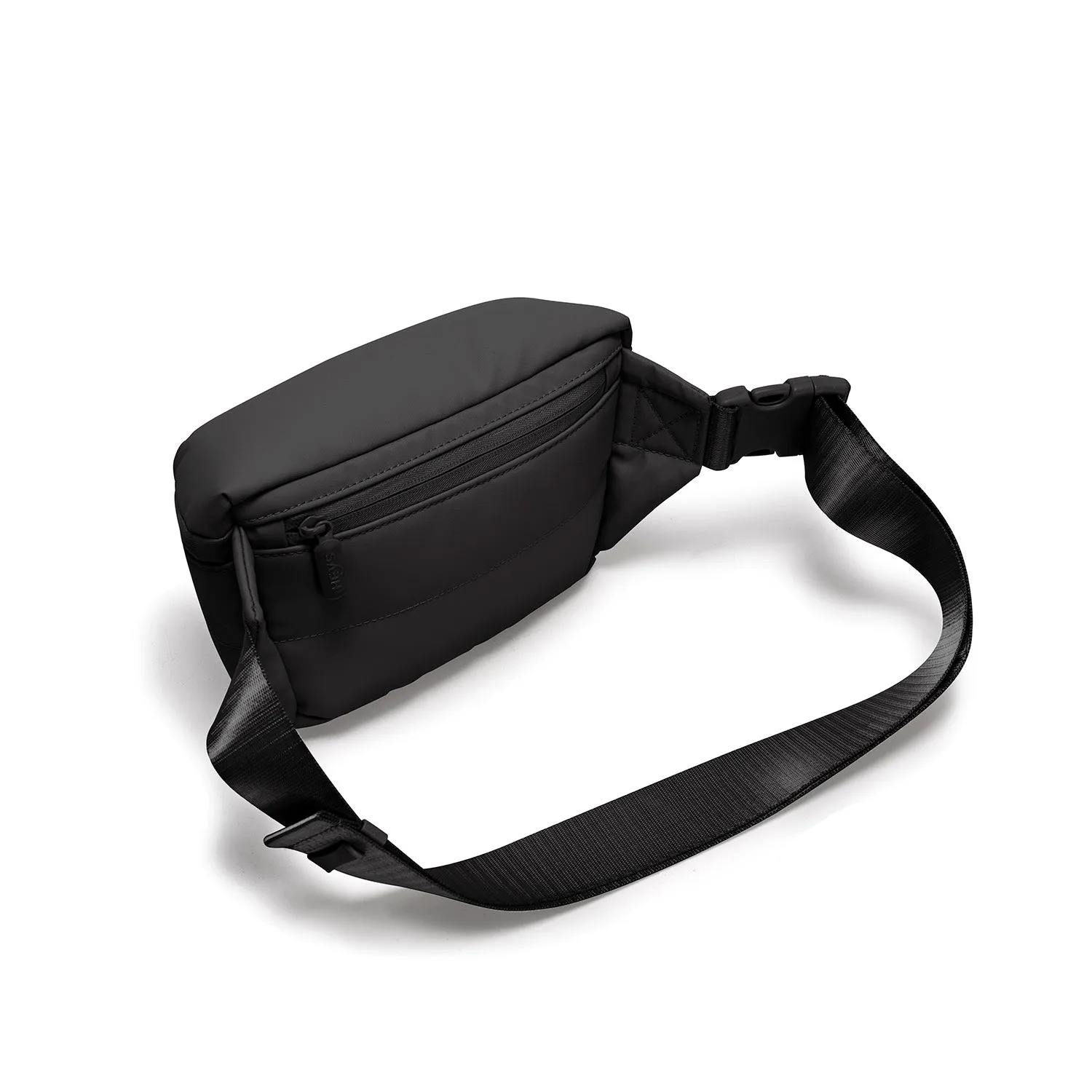 The Puffer Mini Waist Bag - Black