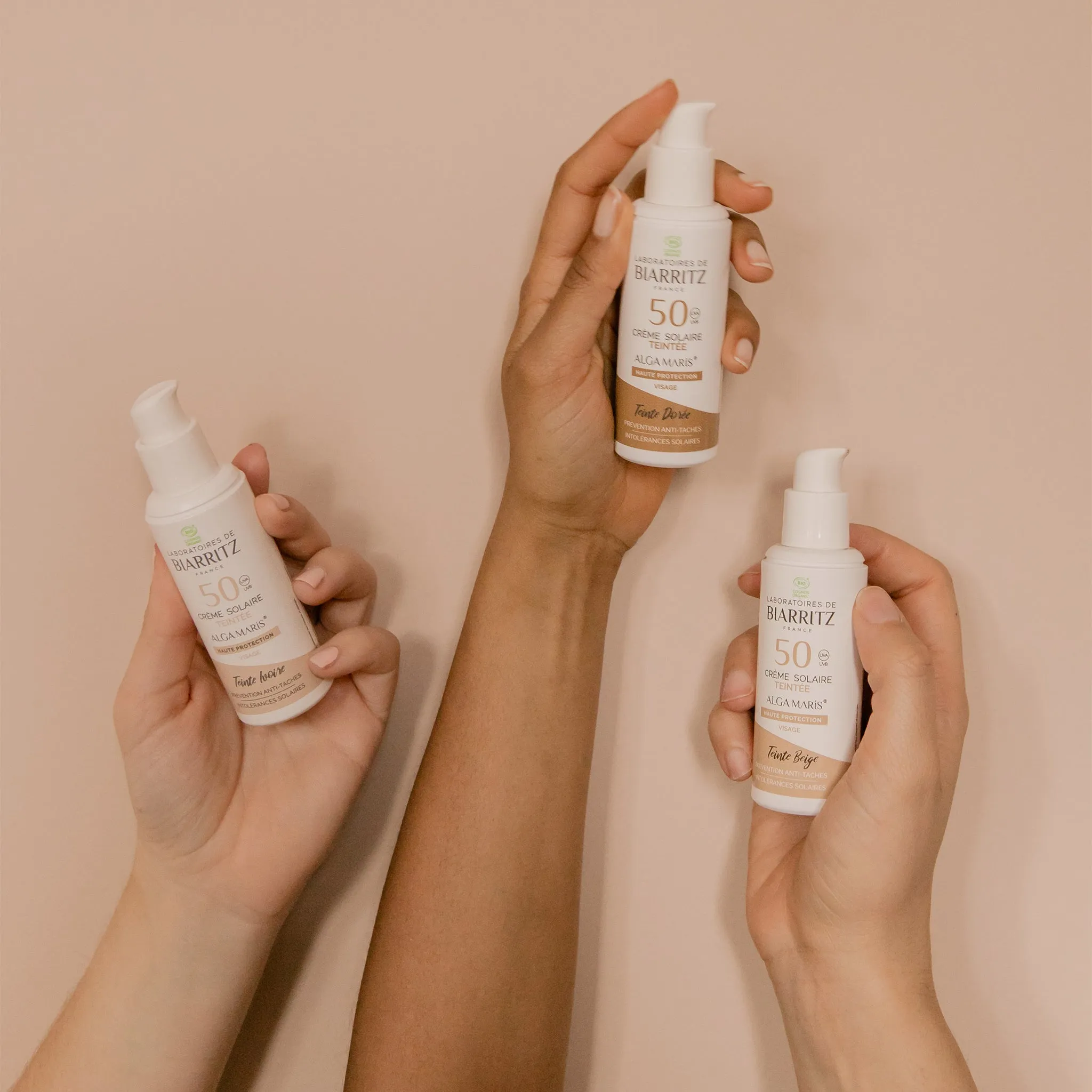 Tinted Sunscreen for face SPF50 Golden, 50 ml