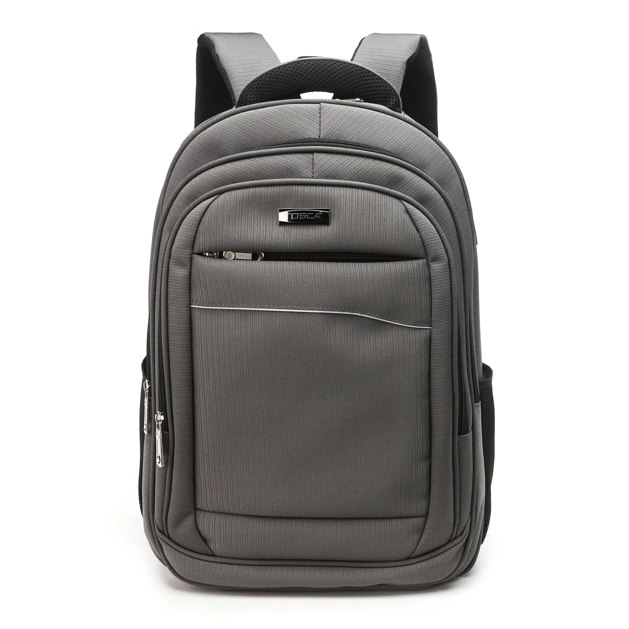 Tosca Biztech 15" Classic Laptop Backpack | Grey