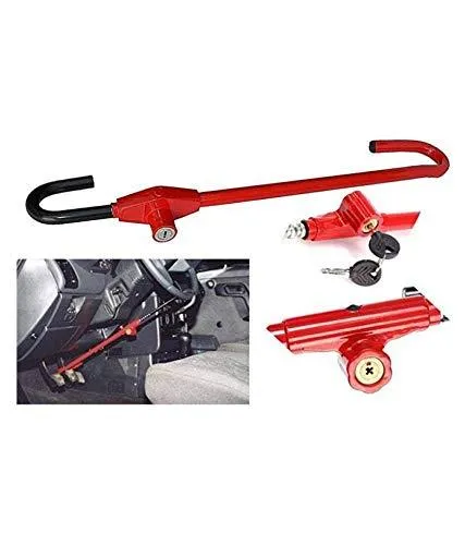 Universal Steering Wheel Pedal Lock (Rod Type)
