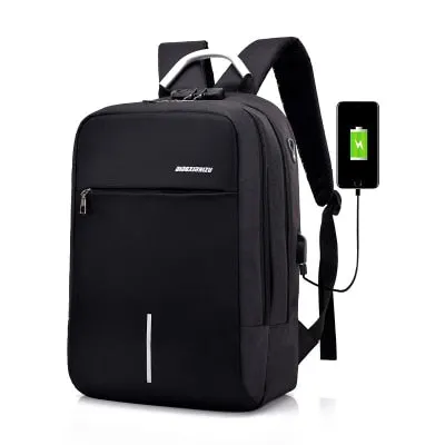 USB Backpack laptop bag anti-theft computer bag
