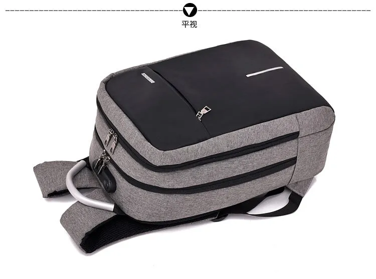 USB Backpack laptop bag anti-theft computer bag