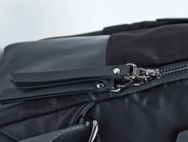 Women's Black Nylon Backpack Women's Backpacks With Laptop Compartment