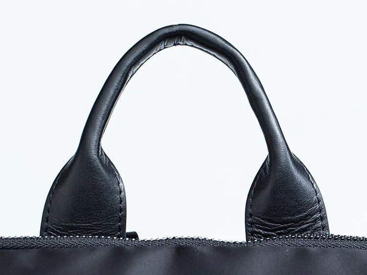 Women's Black Nylon Backpack Women's Backpacks With Laptop Compartment